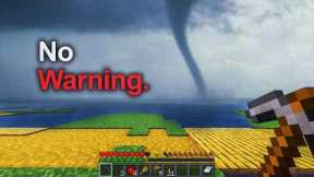 I Survived 100 DAYS in a Natural Apocalypse in Minecraft Hardcore