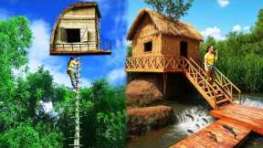 Building a Dream Treehouse in the Jungle, Amazing Nature Survival Skills