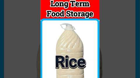 5 Minutes To Easy Long Term Food Storage