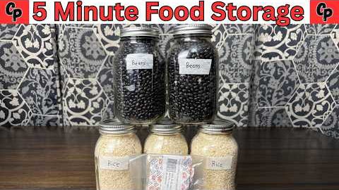 The Easiest Way To Store Food Long Term (No Mylar Needed!)