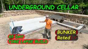 Man Builds Underground Bunker Using ICF Insulated Concrete Forms,  65 Day Time Lapse Build