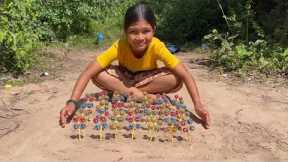 Part 123 Survival Skills SMART Ideas and USEFUL in Forest With Single Mom  Jungle Life