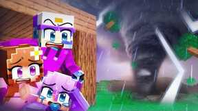 We Survived The Deadliest TORNADO In Minecraft!