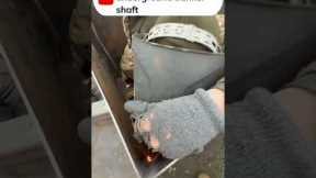 Welding of underground bunker shaft  #bunker #tinyhouse #humor #seacontainer