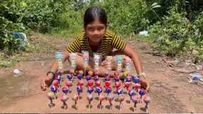 Part 83 Survival Skills SMART Ideas and USEFUL in Forest With Single Mom  Jungle Life