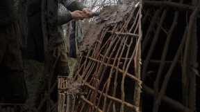 I Built My Own Survival Shelter in the Wild | Mastering Bushcraft Skills