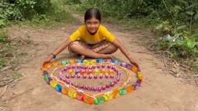 Part 120 Survival Skills SMART Ideas and USEFUL in Forest With Single Mom  Jungle Life