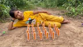 Part 115 Survival Skills SMART Ideas and USEFUL in Forest With Single Mom  Jungle Life