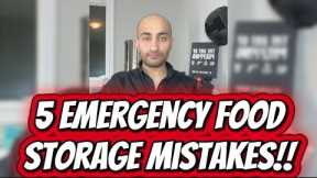 5 Prepper Food Storage Mistakes