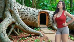 TIMELAPSE: 60 Days of Building a Secret Survival Shelter