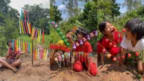 Part 30 Survival Skills SMART Ideas and USEFUL in Forest With Single Mom  Jungle Life