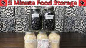 The Easiest Way To Store Food Long Term (No Mylar Needed!)