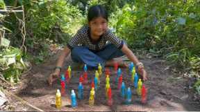 Part 80 Survival Skills SMART Ideas and USEFUL in Forest With Single Mom  Jungle Life