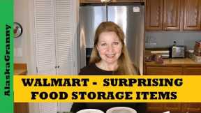 Walmart Surprising Food Storage Items For Long Term Food Stockpile - Prepper Pantry
