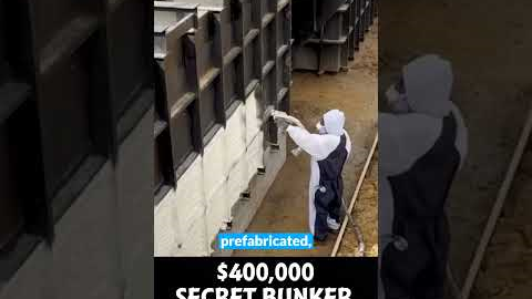 $400,000 SECRET BUNKER – Like a HOUSE Underground