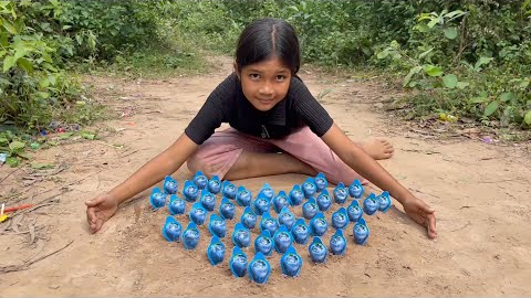 Part 143 Survival Skills SMART Ideas and USEFUL in Forest With Single Mom  Jungle Life