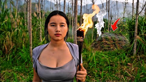 Build a warm and comfortable secret shelter in the forest. Survival skills