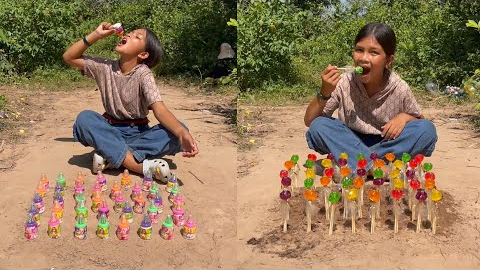 Part 130 Survival Skills SMART Ideas and USEFUL in Forest With Single Mom  Jungle Life 1