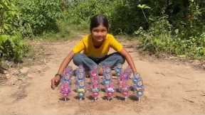 Part 128 Survival Skills SMART Ideas and USEFUL in Forest With Single Mom  Jungle Life