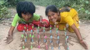 Part 146 Survival Skills SMART Ideas and USEFUL in Forest With Single Mom  Jungle Life