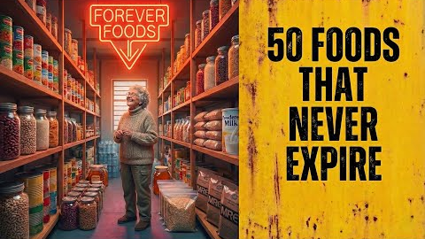 50 Foods That NEVER Expire (Build a Forever Emergency Pantry)