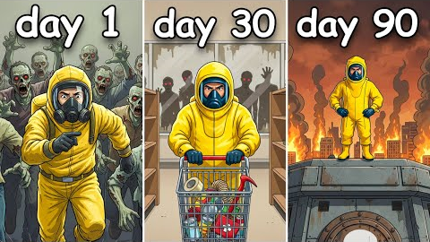 EVERY Way To Survive The First 90 Days Of a Zombie Outbreak