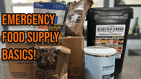 Emergency Food Supply Basics - Start HERE | Prepping 101