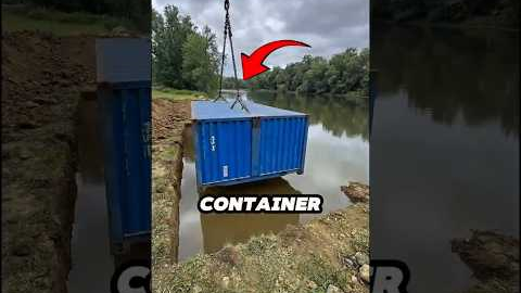 He Buried a Shipping Container Underground… Then Did THIS 😳