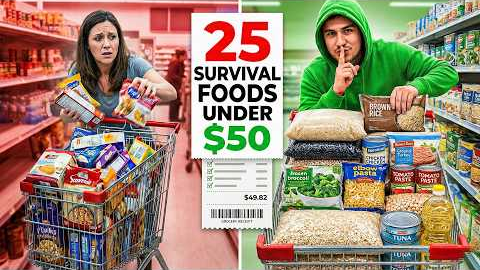 The $50 Survival Food List Every Prepper Needs Right Now!