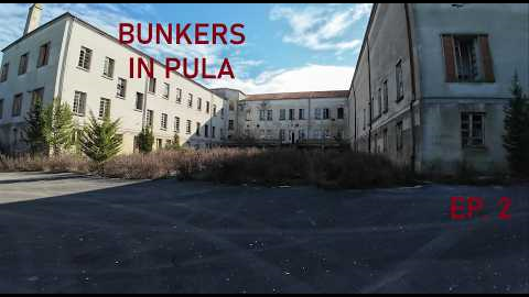 Old military bunkers on the peninsula in Pula, Croatia. -EP.2