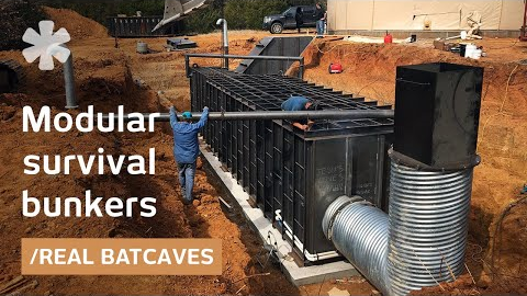 Texan maker's underground survival bunkers are real batcaves