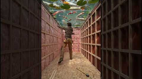 I Built a Secret Room Under My Garden Pond