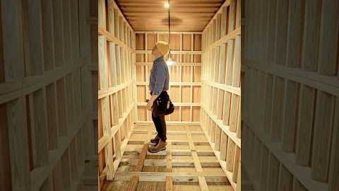 Building a Secret Underground Home Bar 😱  #secret #viral #bunker #secretroom #secretbuild #hidden