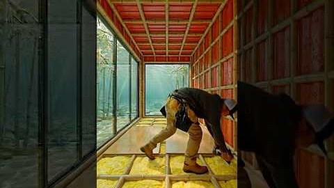 Building Secret River Bunker Inside Container 🌊