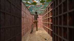 I Built a Secret Room Under My Garden Pond