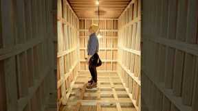 Building a Secret Underground Home Bar 😱  #secret #viral #bunker #secretroom #secretbuild #hidden