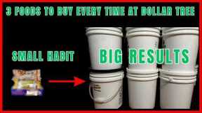 Build Your Emergency Food Supply For $5 at Dollar Tree: The 3 Foods To Get!