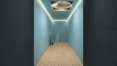I Built a SECRET Underground Room Under My Backyard #tinyhouse #interiordesign #airenovation