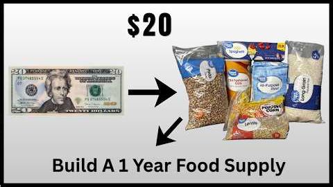 Turn $20 Into a REAL Emergency Survival Food Supply