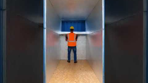 I Turned a Shipping Container into a Cozy Underground Living Room ⏱️ #bunker  #bunkerchallenge