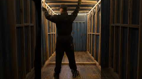 Hidden Shipping Container Bunker Build by the Lake