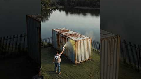 Building a Secret Luxury Room Under a Container! 📦✨🏠