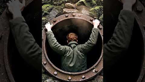 A container becomes a beautiful underground bedroom. 😱