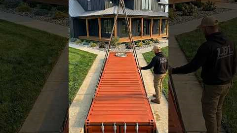 I Hid a Red Container Bunker in My Backyard!