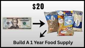 Turn $20 Into a REAL Emergency Survival Food Supply