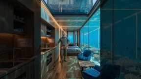 I BUILT A SECRET UNDERWATER ROOM IN A DRY DESERT 😳