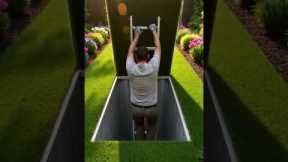 Hidden High-Security Panic Room Inside a Shipping Container #bunker #automobile #undergroundvillage