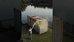 Building a Secret Luxury Room Under a Container! 📦✨🏠