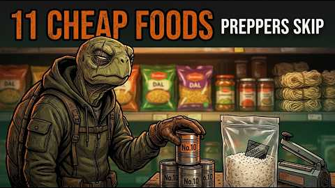 I Stocked 11 Cheap Foods Most Preppers Skip. Tested Them for 3 Years.