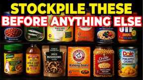 12 Foods Smart Preppers Buy First (Everyone Else Ignores Them)